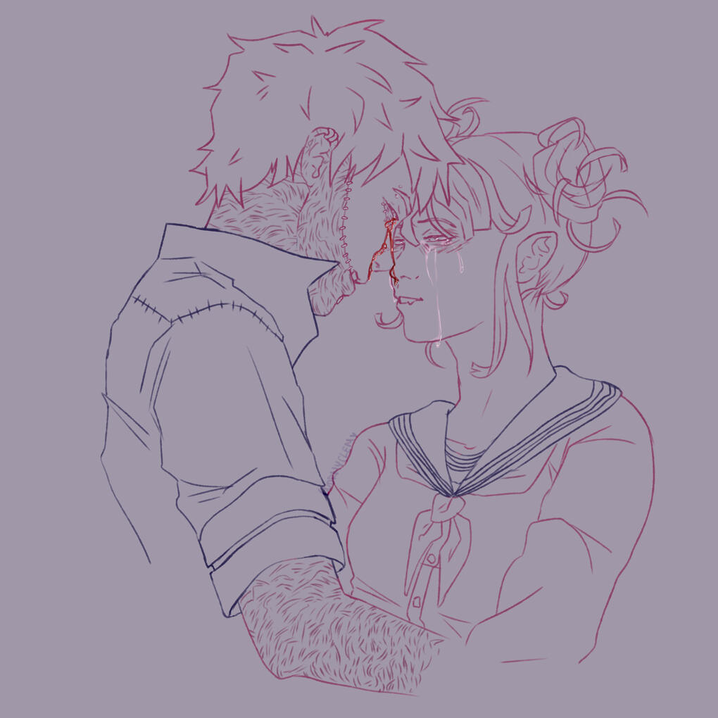 Dabi and Toga Lineart Dabi and Toga Lineart